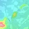 Cerro La Monja地形图、海拔、地势