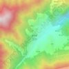 果乐村地形图、海拔、地势