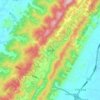 竹山镇地形图、海拔、地势