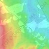 Wirral地形图、海拔、地势