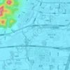 华联村地形图、海拔、地势