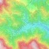 Tezzetta地形图、海拔、地势