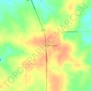 Kent地形图、海拔、地势