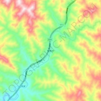 寨根乡地形图、海拔、地势