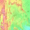 Udaipur地形图、海拔、地势