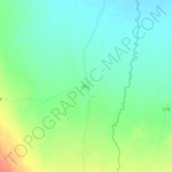 西北地形图、海拔、地势
