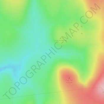 Furtor Ford地形图、海拔、地势