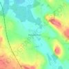 Multyfarnham地形图、海拔、地势