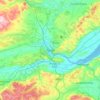 Perth地形图、海拔、地势
