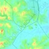 上山里地形图、海拔、地势