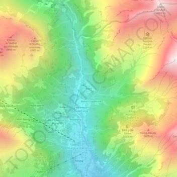 Wold地形图、海拔、地势