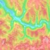 Colliers地形图、海拔、地势