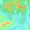 王安地形图、海拔、地势
