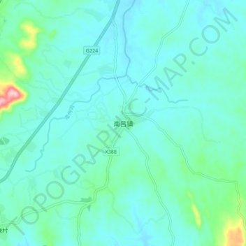 南吕镇地形图、海拔、地势