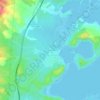 Les Cabanes地形图、海拔、地势