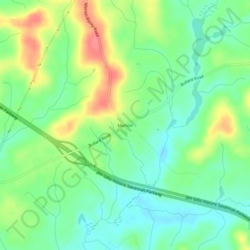 Marion地形图、海拔、地势