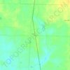 Corea地形图、海拔、地势