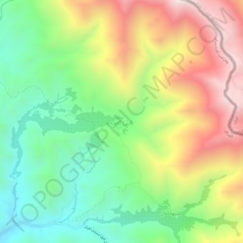 Bare Big地形图、海拔、地势