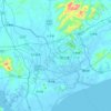 江城区地形图、海拔、地势