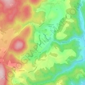 Bise地形图、海拔、地势