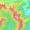 537.7高地地形图、海拔、地势