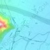 馬太鞍地形图、海拔、地势
