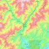 宝兴县地形图、海拔、地势