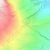 gunung tangkuban perahu地形图、海拔、地势