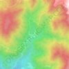 Bawze地形图、海拔、地势