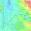 Saint-Marcel地形图、海拔、地势