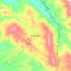 酒井哈尼族乡地形图、海拔、地势