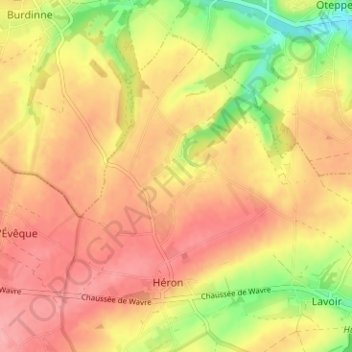 Boingt地形图、海拔、地势