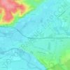 La Chaume地形图、海拔、地势