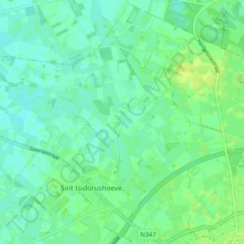 Eppenzolder地形图、海拔、地势