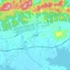 汪仁镇地形图、海拔、地势