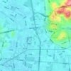 洪家营地形图、海拔、地势