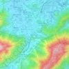 營盤地形图、海拔、地势