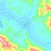 流坑地形图、海拔、地势