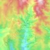 桑木箐头地形图、海拔、地势