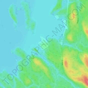 Maigan Agik地形图、海拔、地势