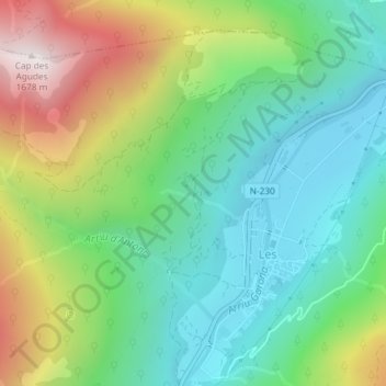 Poplan地形图、海拔、地势