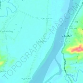 Callao Sur地形图、海拔、地势