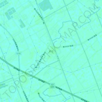 常周地形图、海拔、地势