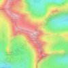 Mount LeConte地形图、海拔、地势