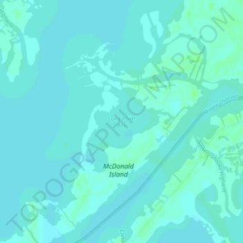Long Point Bay地形图、海拔、地势