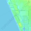 Oxnard Shores地形图、海拔、地势