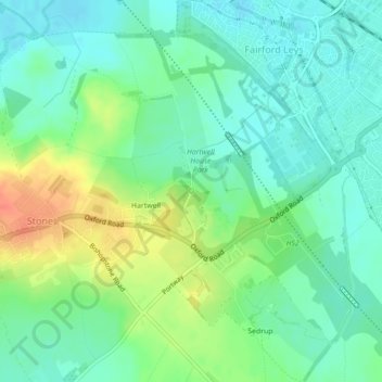 Egyptian Spring地形图、海拔、地势