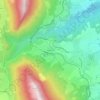 Bouthoui地形图、海拔、地势