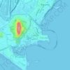 Santa Ana地形图、海拔、地势