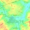 Tatterford地形图、海拔、地势